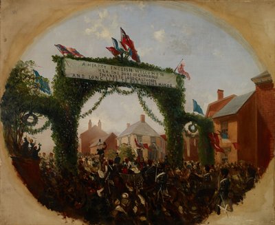 कैलथोरपे पार्क 1857, 1857 का उद्घाटन। द्वारा सैमुअल लाइन्स