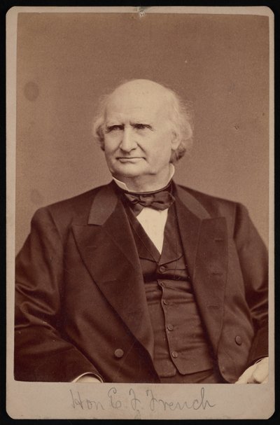 एज्रा बार्टलेट फ्रेंच 1810-1880, 1878 का पोर्ट्रेट। द्वारा सैमुअल मोंटेग फसेट
