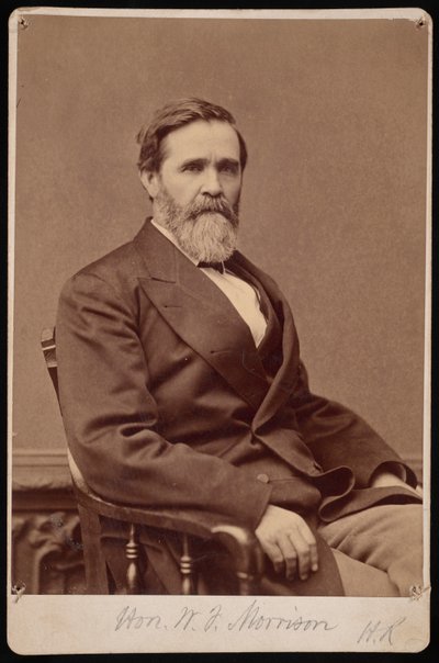 माननीय का चित्र। डब्ल्यूएफ मॉरिसन, 1876 और 1880 के बीच। द्वारा सैमुअल मोंटेग फसेट