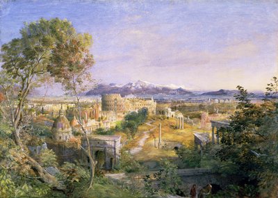 प्राचीन रोम का एक दृश्य, 1838 द्वारा सैमुअल पामर