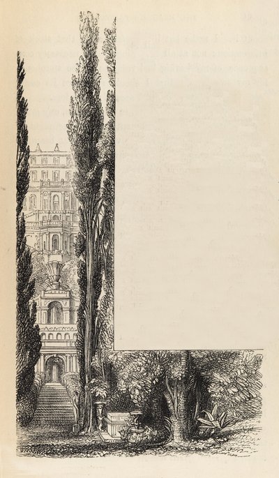 इटली से चित्र, 1846। द्वारा सैमुअल पामर