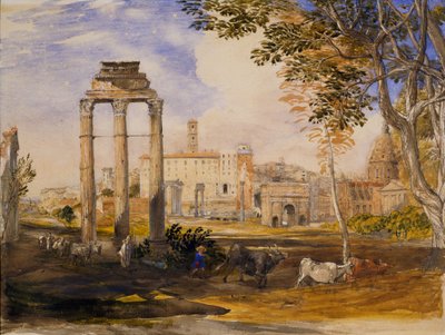 फोरम, रोम, 1837 द्वारा सैमुअल पामर