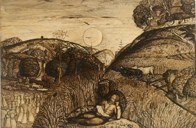 द वैली थिक विद कॉर्न, 1825। द्वारा सैमुअल पामर