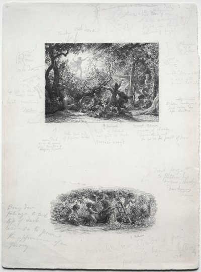 द वाइन, 1852। द्वारा सैमुअल पामर