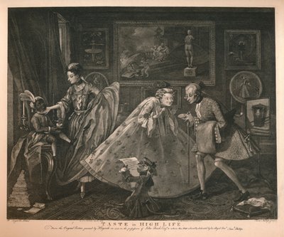 उच्च जीवन में स्वाद, 1798 द्वारा सैमुअल फिलिप्स