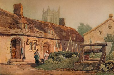 Glastonbury में कॉटेज, c1819 द्वारा सैमुअल प्राउट