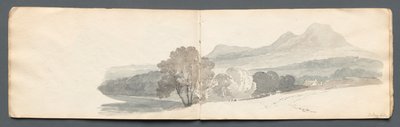 स्केचबुक: एल्डन हिल्स, 1814। द्वारा सैमुअल प्राउट