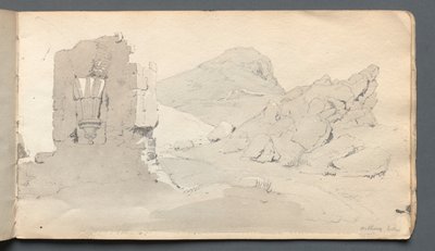 स्केचबुक: रुइन, 1814। द्वारा सैमुअल प्राउट