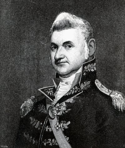 हेनरी डियरबॉर्न का पोर्ट्रेट (1751-1829) (उत्कीर्णन) द्वारा सैमुअल स्मिथ किलबर्न
