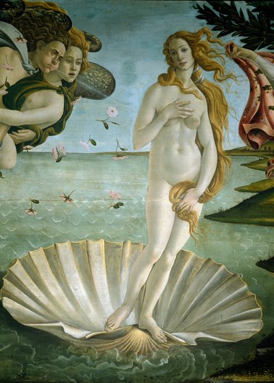 शुक्र का जन्म (विवरण) द्वारा Sandro Botticelli