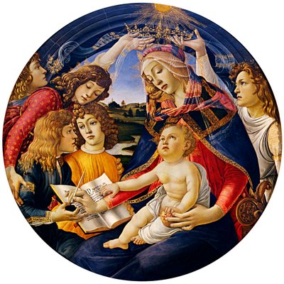मैग्नोनेट की मैडोना, 1483 द्वारा Sandro Botticelli