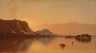 1871 में लेक मैगिओर में इसोला बेला। द्वारा Sanford Robinson Gifford