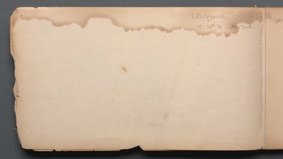 स्केचबुक, पेज 03: एसआर गिफर्ड 15 10 वीं स्ट्रीट न्यूयॉर्क, 1859। द्वारा सैनफोर्ड रॉबिन्सन गिफोर्ड