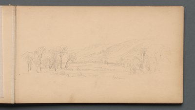 स्केचबुक, पृष्ठ 06: गोरम मेन, 1859। द्वारा सैनफोर्ड रॉबिन्सन गिफोर्ड