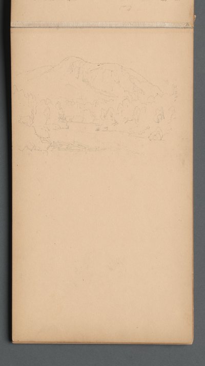 स्केचबुक, पृष्ठ 08: कार्टर माउंटियन, 1859। द्वारा सैनफोर्ड रॉबिन्सन गिफोर्ड