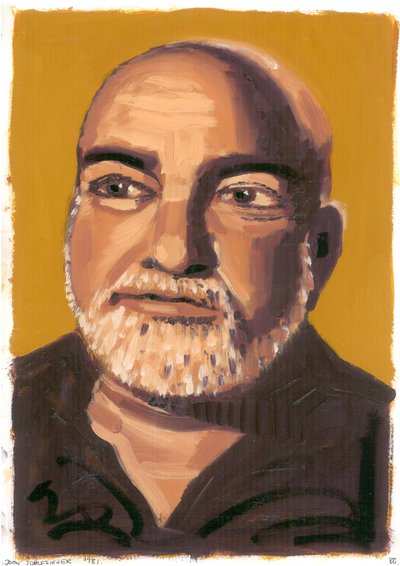 जॉन स्लेसिंगर, 2008 (कागज पर तेल) द्वारा सारा हेवर्ड