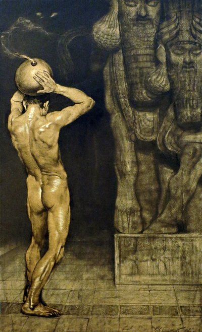 अराजकतावादी, 1894 द्वारा Sascha Schneider