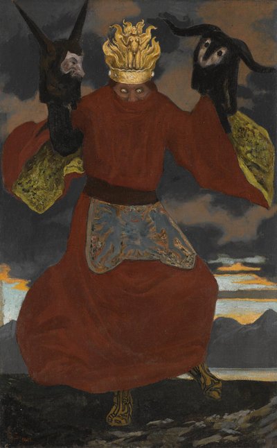 द शमन, 1901 द्वारा Sascha Schneider