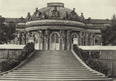 पॉट्सडैम, सैंसौसी पैलेस; Sanssouci पैलेस (बी / डब्ल्यू फोटो) द्वारा साशा स्टोन