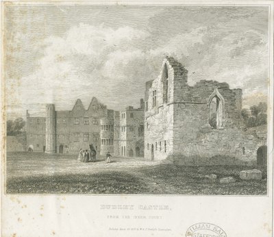 डुडले कैसल - द कीप: एनग्रेविंग, एन डी [c1831] (प्रिंट) द्वारा स्कूल की अंग्रेजी