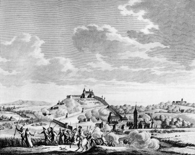 फ्रांसीसी क्रांति का युद्ध और क्रांतिकारी विरोधी आंदोलन: वेंडी का युद्ध। 14 नवंबर को ग्रानविले की लड़ाई में घेराबंदी द्वारा स्कूल फ्रेंच