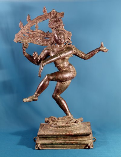 शिव नटराज, चोल वंश, 11 वीं शताब्दी के अंत (कांस्य) द्वारा स्कूल इंडियन