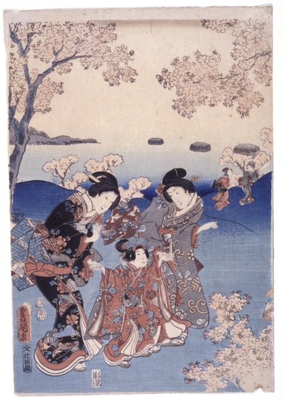 शीर्षकहीन (रंगीन वुडकट) द्वारा School Japanese