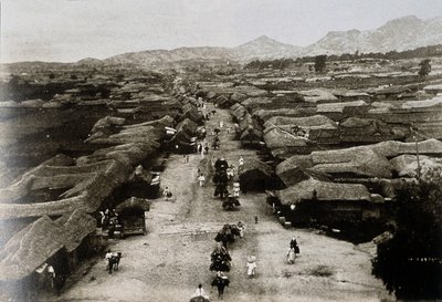 कोरिया की राजधानी सियोल में चोंग्रो एवेन्यू का दृश्य द्वारा स्कूल कोरियाई