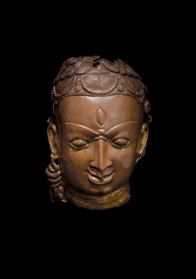 शिव का पश्चाताप, c.11 वीं शताब्दी (तांबा) द्वारा स्कूल नेपाली