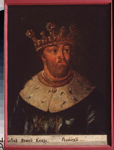 रूस के ज़ार बोरिस फ़्योदोरोविच गोडुनोव (1552-1605) का चित्र। एक रूसी मास्टर द्वारा बनाई गई पेंटिंग, कैनवास पर तेल से बनी पेंटिंग द्वारा स्कूलरूसी
