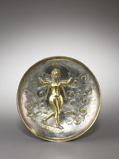 डिश: द देवी अनाहिता, 400-600 (सिल्वर गिल्ट) द्वारा स्कूल सासियन