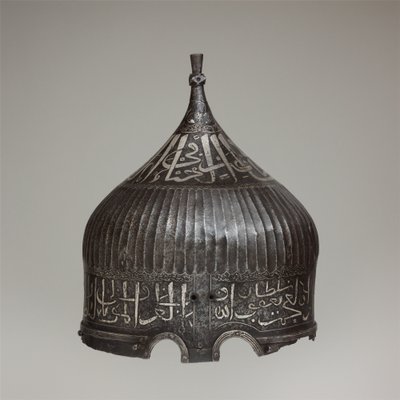 पगड़ी हेलमेट, c.1478-90 (इस्पात, लोहा, चांदी) द्वारा स्कूल तुर्की