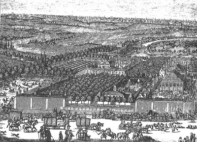 मॉस्को में जर्मन क्वार्टर नेमेत्स्काया स्लोबोडा 1705 द्वारा Schoonebeek
