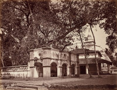 बौद्ध मंदिर, कलानी, सी। 1880। द्वारा Scowen and Co.