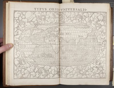 कॉस्मोबिया से ग्लोब, 1544 द्वारा सेबस्टियन मुंस्टर