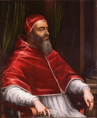 पोप क्लेमेंट VII, c.1531 (स्लेट पर तेल) द्वारा Sebastiano del (c.1485 1547) Piombo