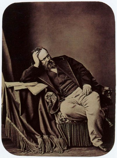 अलेक्जेंडर हर्ज़ेन, रूसी लेखक और विचारक, 1861 द्वारा सर्गेई लावोविच लेविट्स्की