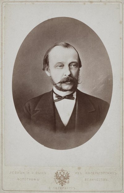 काउंट दिमित्री आंद्रेयेविच टॉलस्टॉय का पोर्ट्रेट 1823-1889, 1887 द्वारा सर्गेई लावोविच लेविट्स्की
