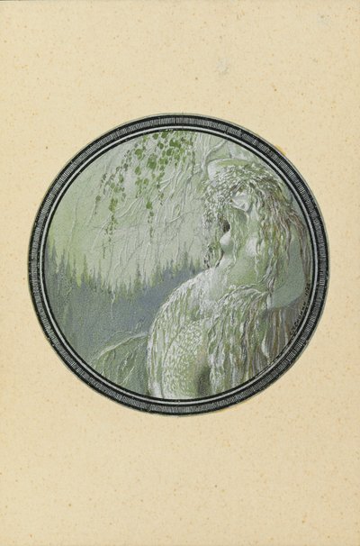 रुसल्का। ए। पुश्किन, 1921-1926 द्वारा रुसलान और ल्यूडमिला की कविता का चित्रण। द्वारा सर्गेई वासिलेविच चेखोनिन