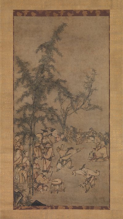 बांस ग्रोव के सात संत, 1550। द्वारा सेसन शुकी