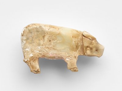जल भैंस के रूप में लटकन, c.1100-1000 ई.पू. द्वारा शांग राजवंश चीनी स्कूल