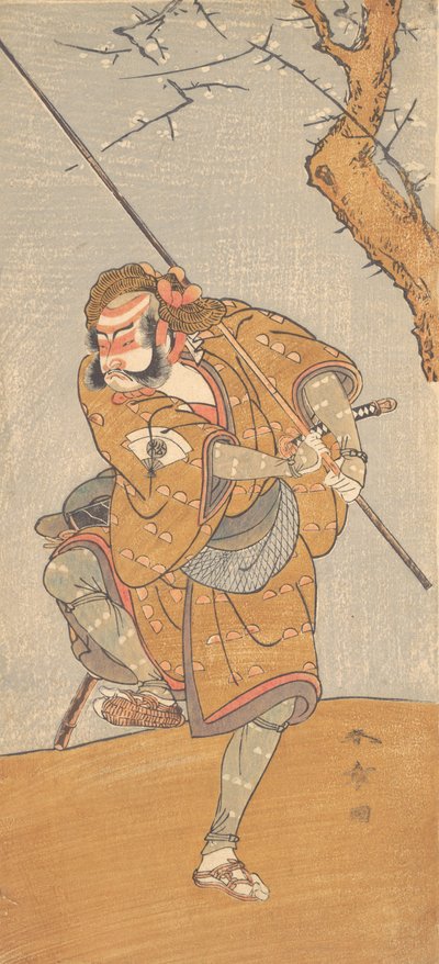 ईदो नो हरू मीशो सोगा, 1773 में असाहिना की भूमिका में ओनो मात्सुसुके। द्वारा शुनशो