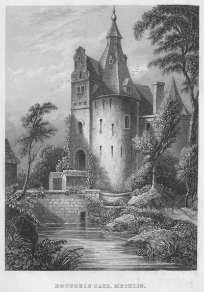 ब्रसेल्स गेट, मैक्लेन, 1850 द्वारा शूरी और बेटा