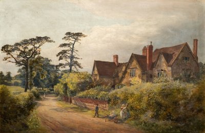 टेनल ओल्ड हॉल, 1879. बर्मिंघम। द्वारा सिडनी करी