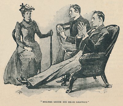 होम्स ने अपने प्रमुख को गंभीरता से लिया, 1892 द्वारा सिडनी पगेट