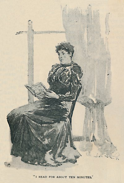 आई रीड फॉर अबाउट टेन मिनट्स, 1892 द्वारा सिडनी पगेट
