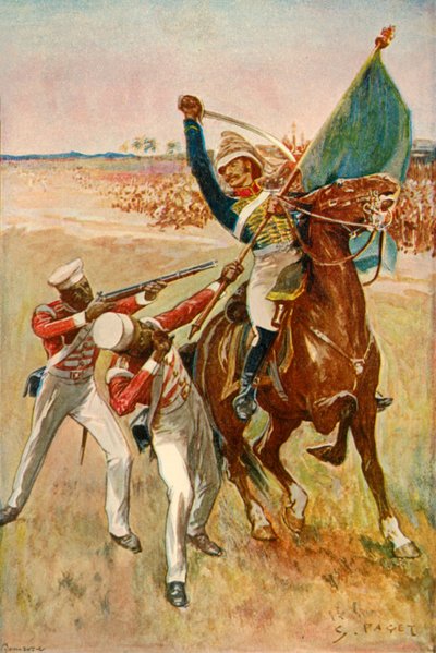 रॉबर्ट्स ने विक्टोरिया क्रॉस, 1901 जीता। द्वारा सिडनी पगेट