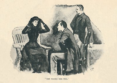 उसने अपनी घूंघट को उठाया, 1892 द्वारा सिडनी पगेट