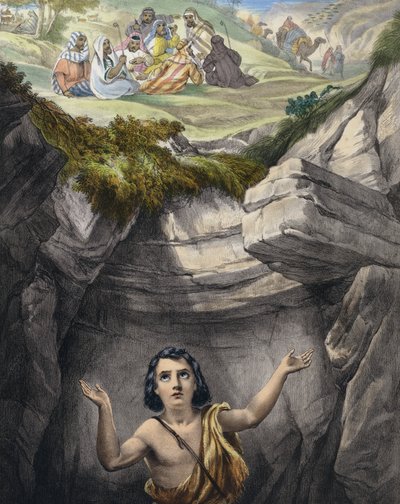 यूसुफ ने अपने भाइयों द्वारा गड्ढे में डाला द्वारा सीगफ्राइड डेटलर बेंडिक्सन