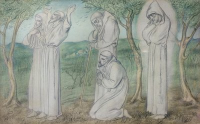 फ्रांसिस्कन Friars . का एक समूह द्वारा शिमोन सोलोमन
